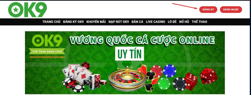 Hướng Dẫn Đăng Ký Tài Khoản Tại OK9 Chi Tiết Cho Tân Thủ